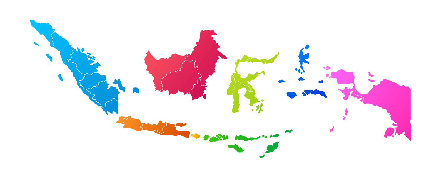 Map of ISHMO branches in Indonesia